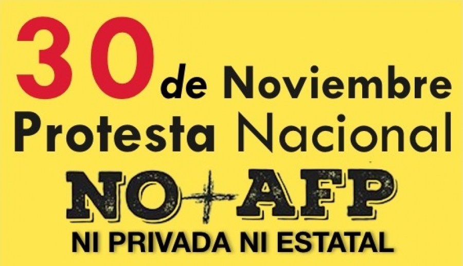 Este 30 de Noviembre, Protesta No+AFP