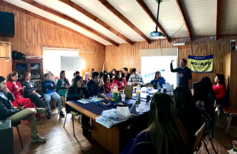 Fenpruss del Hospital de Arauco realizó primera asamblea con participación del presidente nacional