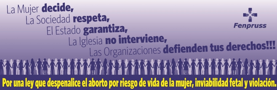 Declaración pública Fenpruss Ley de Interrupción Voluntaria del Embarazo