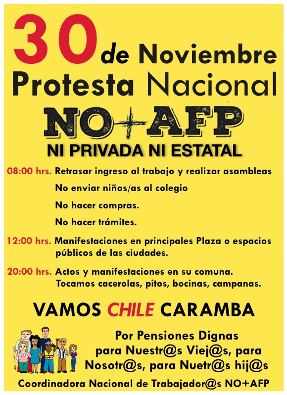 30 de Noviembre Protesta Nacional