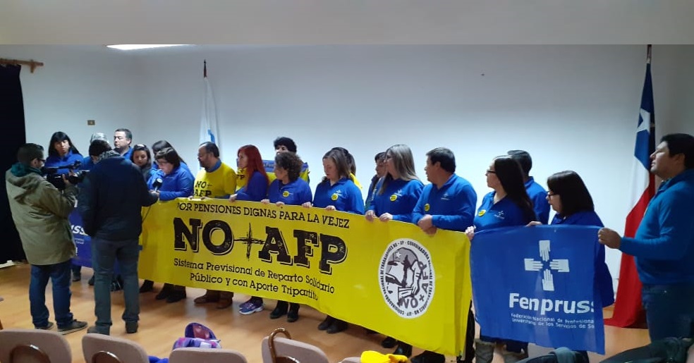 Basta Ya de AFP, declaró Coordinación Fenpruss Maule