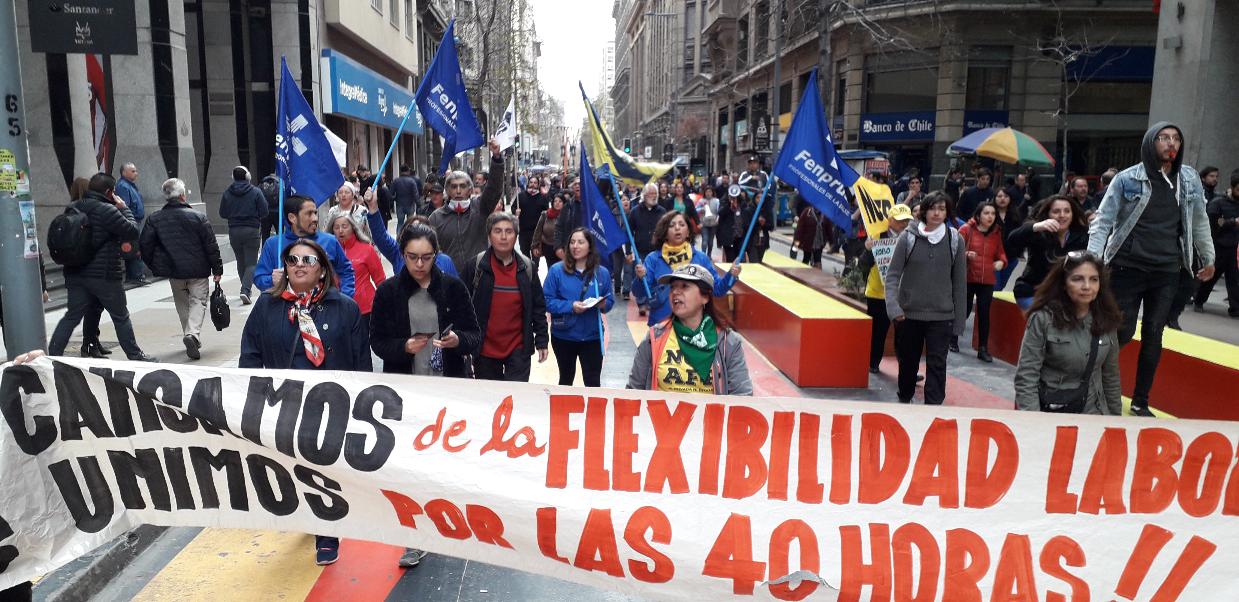 Nos cansamos, nos unimos: Fenpruss participó activamente de Protesta Nacional