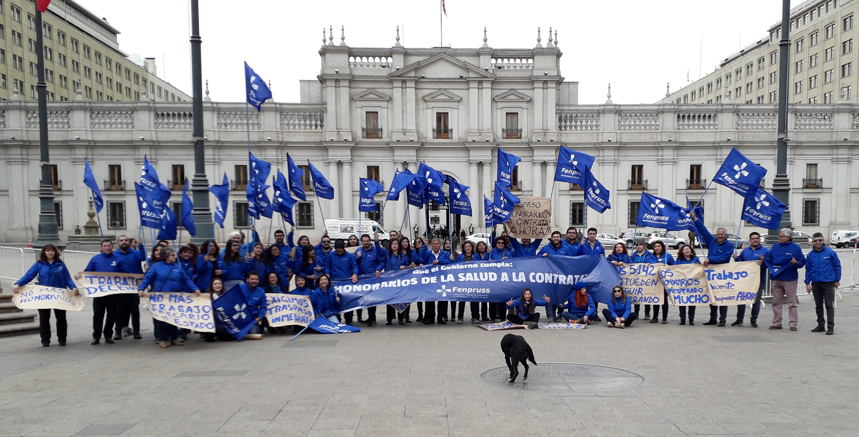 Fenpruss se movilizó para que Gobierno cumpla con traspaso de honorarios