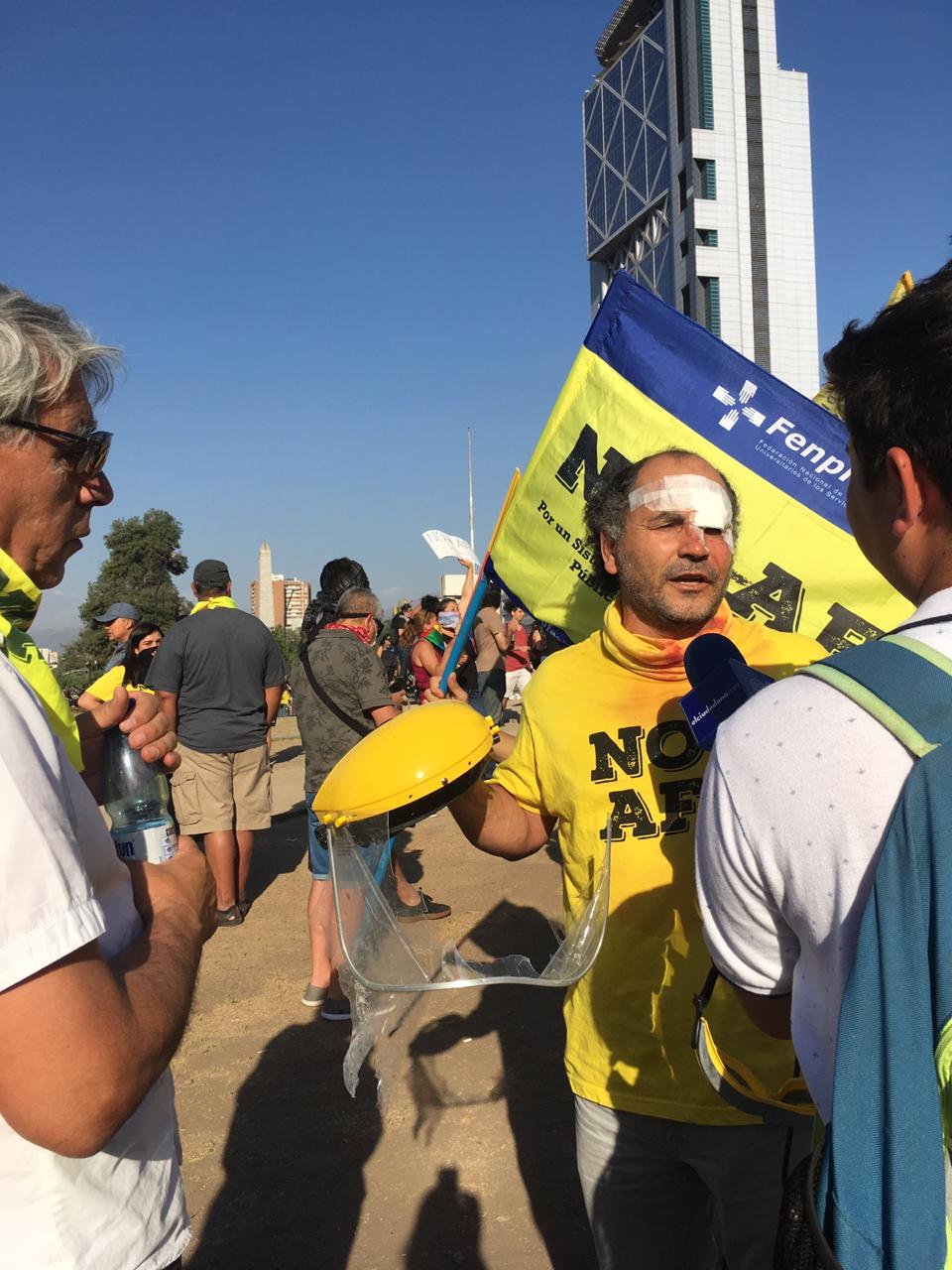 Fenpruss rechaza agresión de Carabineros a dirigente nacional