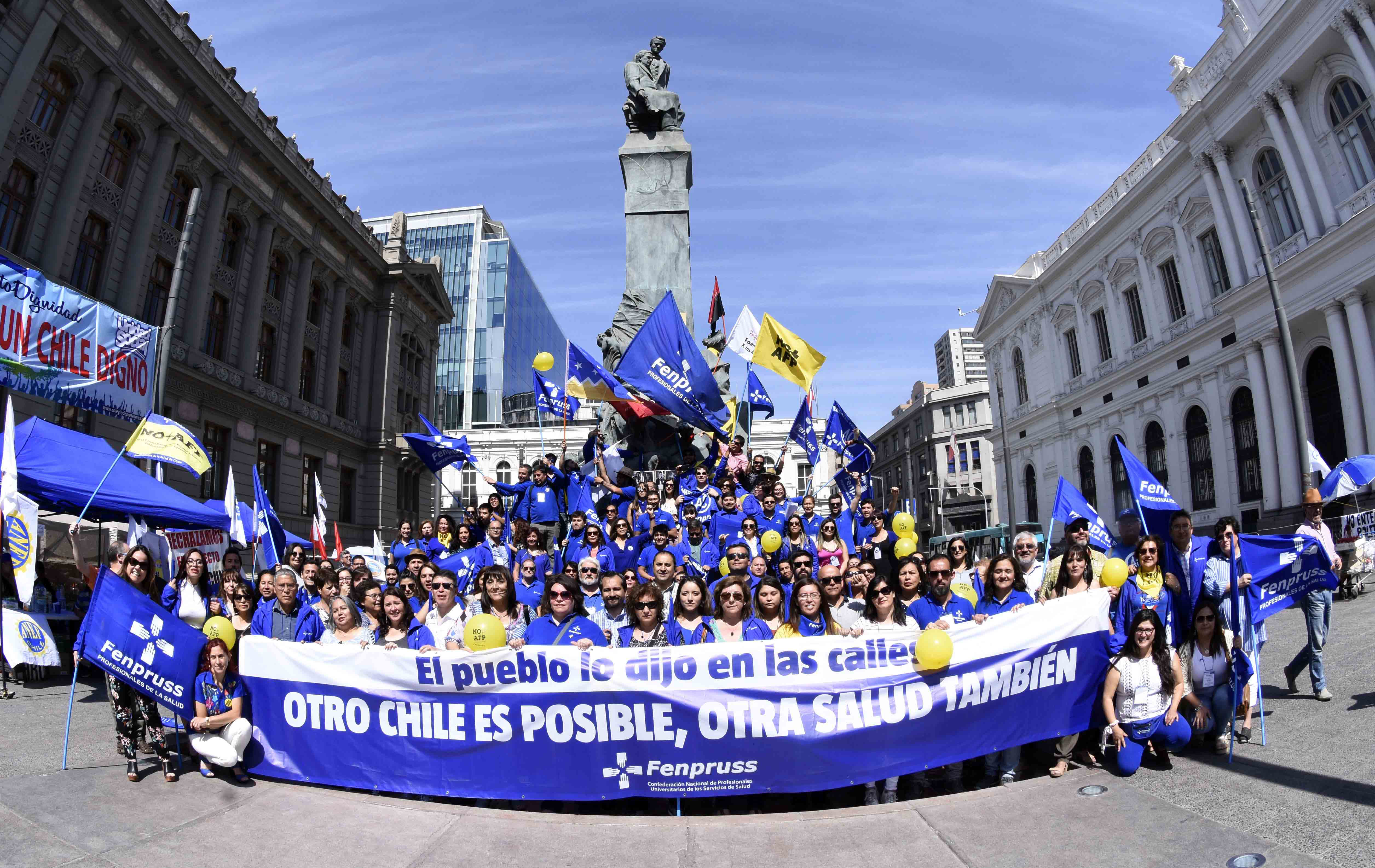 Asamblea nacional Fenpruss reafirma compromiso por un nuevo Chile con derechos sociales