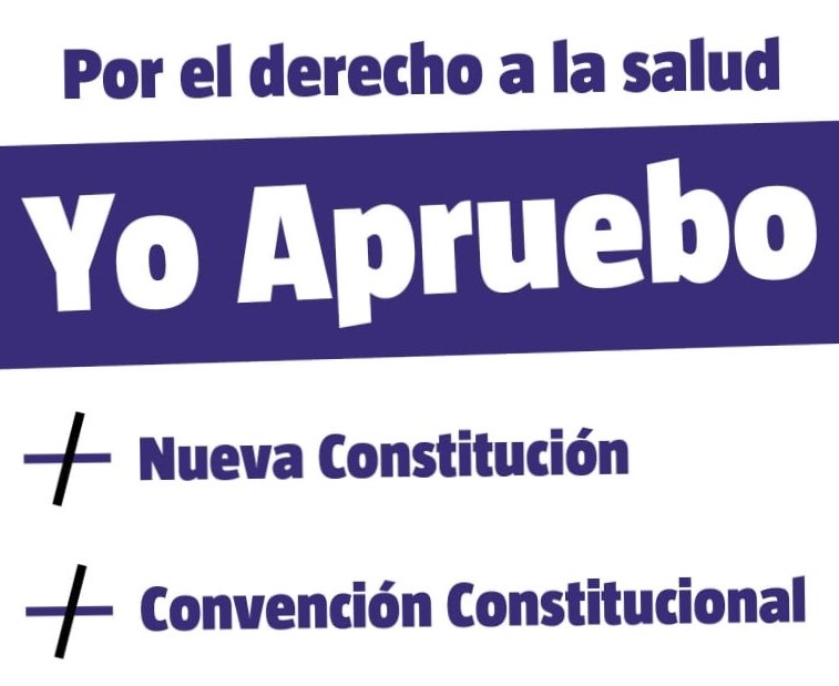 LLAMAMOS A VOTAR APRUEBO una nueva Constitución y  MARCAR CONVENCIÓN CONSTITUCIONAL