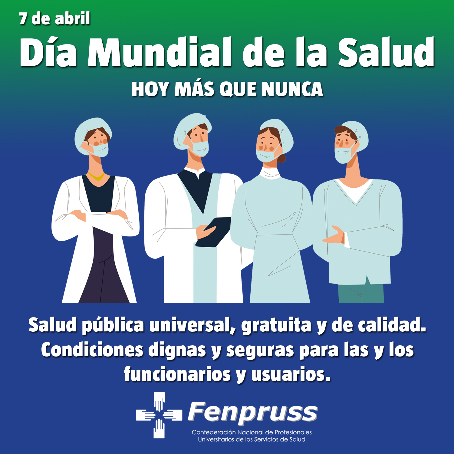 Día Mundial de la Salud: Un urgente llamado a la acción para fortalecer la red pública