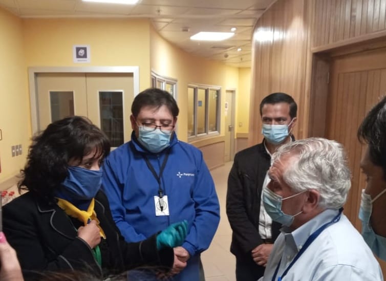 Fenpruss Calama entrega carta a Ministro de Salud con propuestas para el manejo de la pandemia en la provincia.