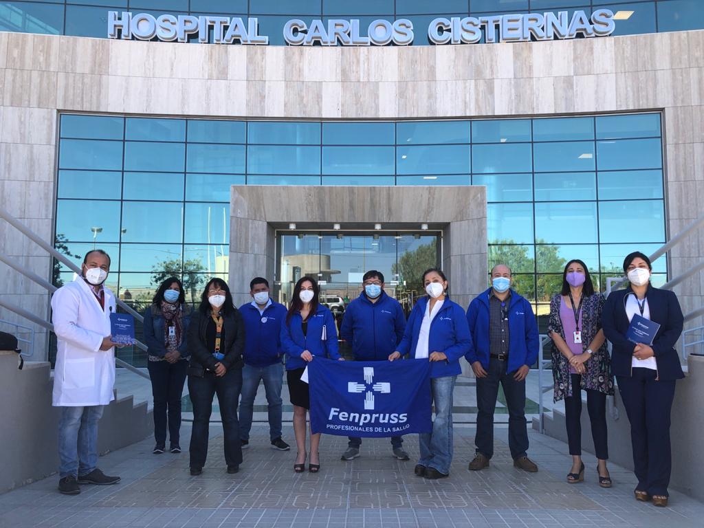 En productiva visita a Calama, dirigentas nacionales se reunieron con socias y socios.