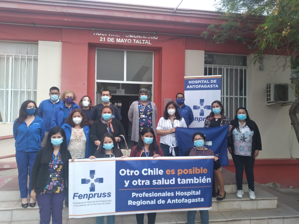 Fenpruss celebra constitución de nueva base en Hospital de Taltal