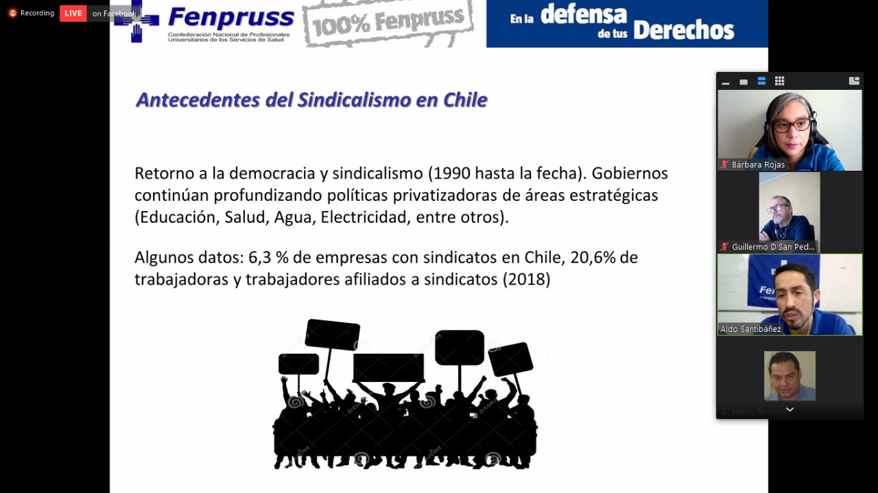 Dirigentes Fenpruss expusieron en congreso de trabajadores de Costa Rica