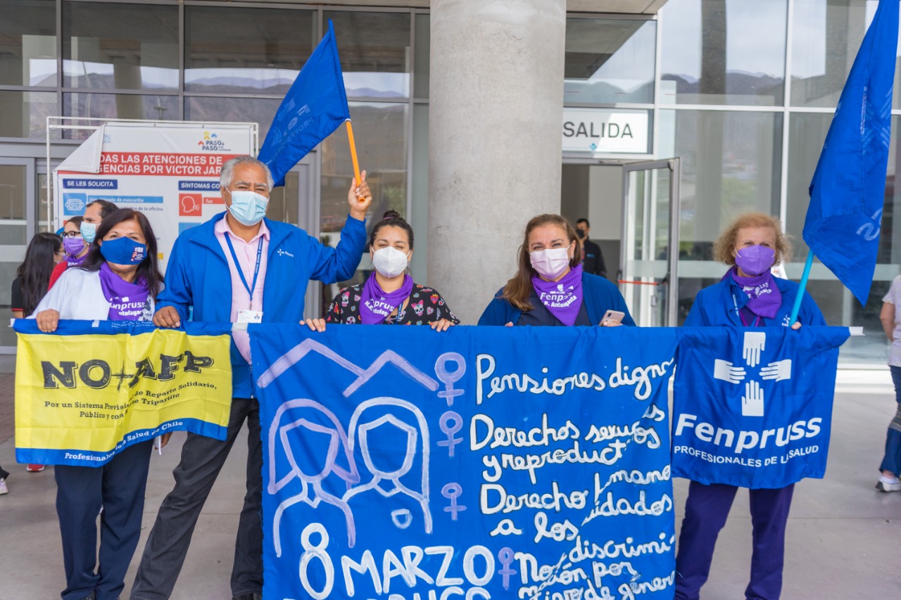 Día Internacional de la Mujer Trabajadora estuvo marcado por la pandemia y los derechos que debe incluir la Nueva Constitución