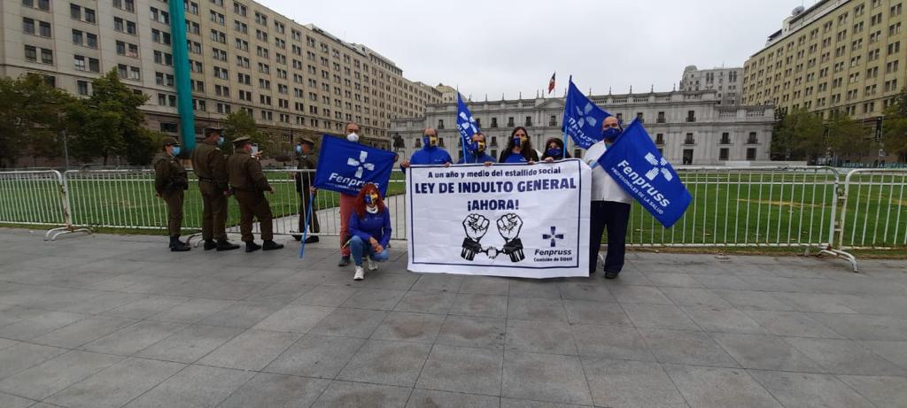 Fenpruss RM se manifiesta por la libertad de las y los presos políticos de la revuelta