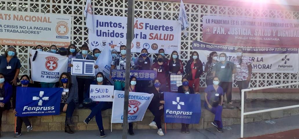 Trabajadores y Trabajadoras de la Salud en Coquimbo rumbo a la Huelga General Sanitaria