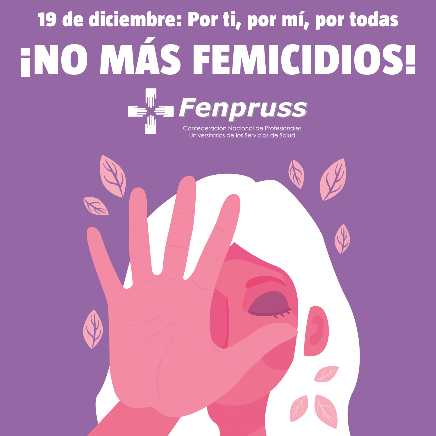 Día Nacional Contra El Femicidio Por Ti Por Mí Por Todas Fenpruss 6548