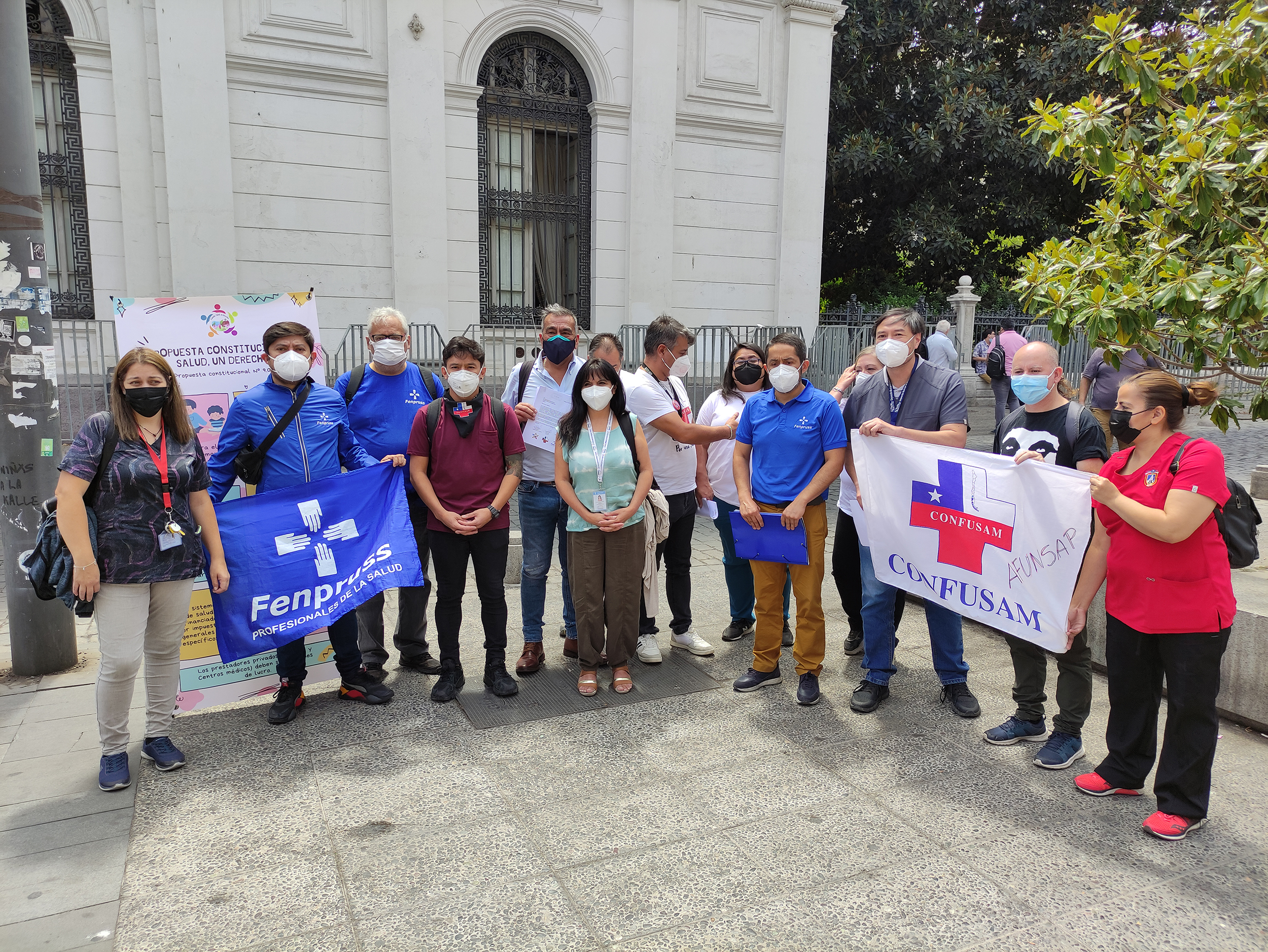 Fenpruss, Confusam y Cabildo Salud un Derecho presentaron propuesta constitucional unificada