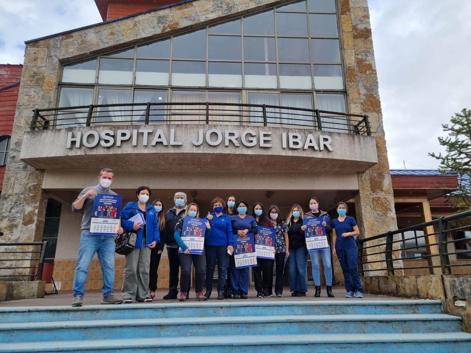 Dirigentes de Fenpruss Aysén realizan asamblea con los socios y socias del Hospital de Puerto Cisnes.