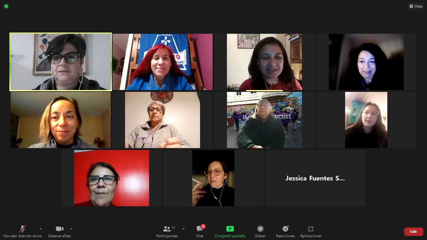 Por la defensa del derecho al cuidado: organizaciones de la CUT y Plataforma “Sindicalismo con nosotras”, sostienen reunión con senadora Claudia Pascual