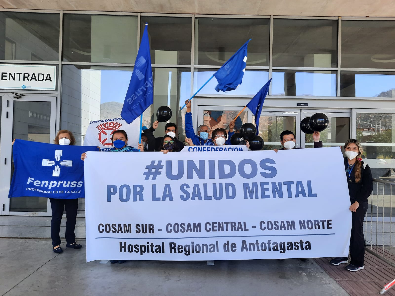 Fenpruss, Fentess y Asenf denuncian grave crisis sanitaria en el Hospital Regional Antofagasta