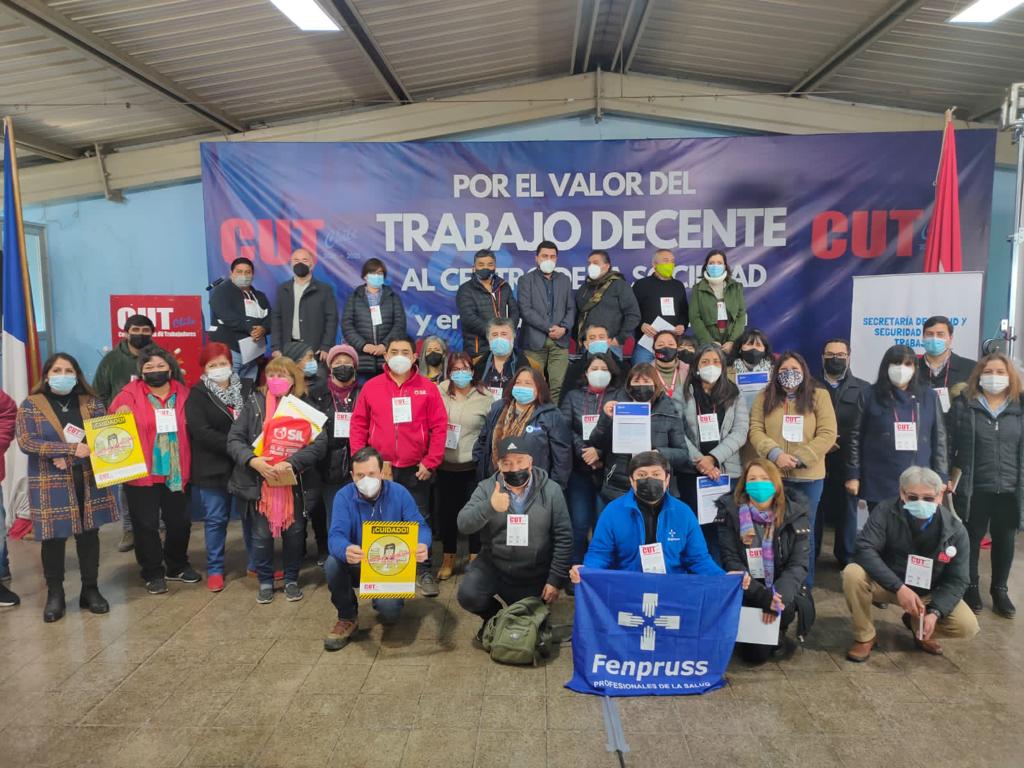 Fenpruss participó en Congreso CUT sobre Seguridad y Salud en el Trabajo