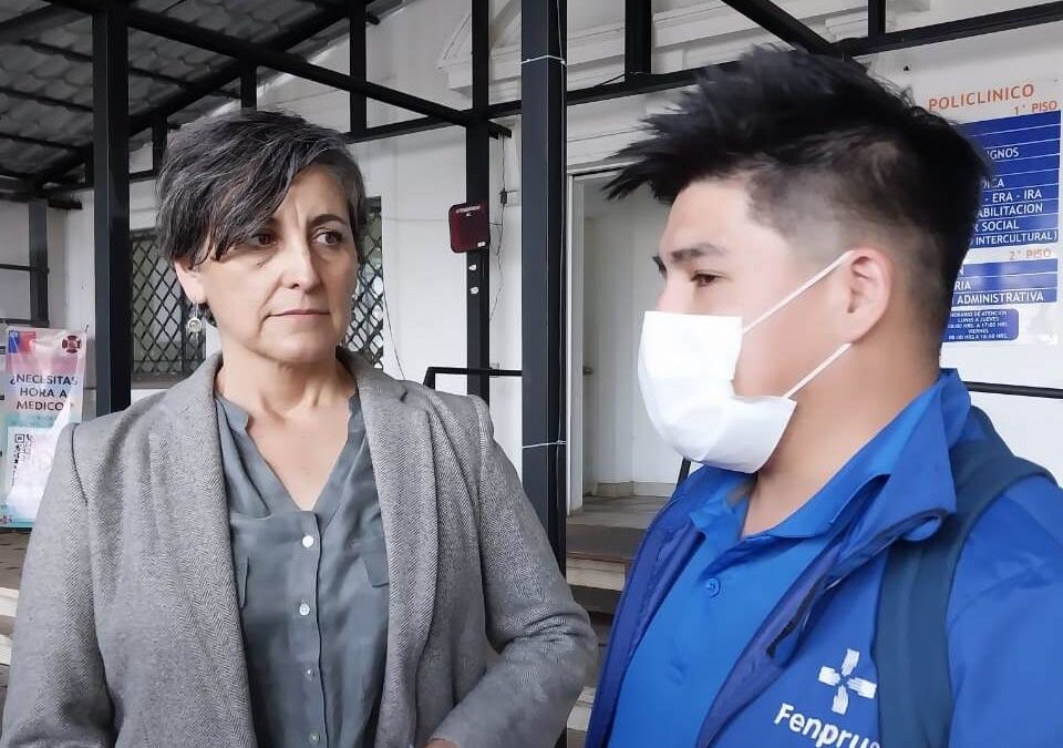 Fenpruss Curacautín se reúne con ministra de Salud para plantearle demandas nacionales y abordar el problema de la violencia contra las y los funcionarios de salud