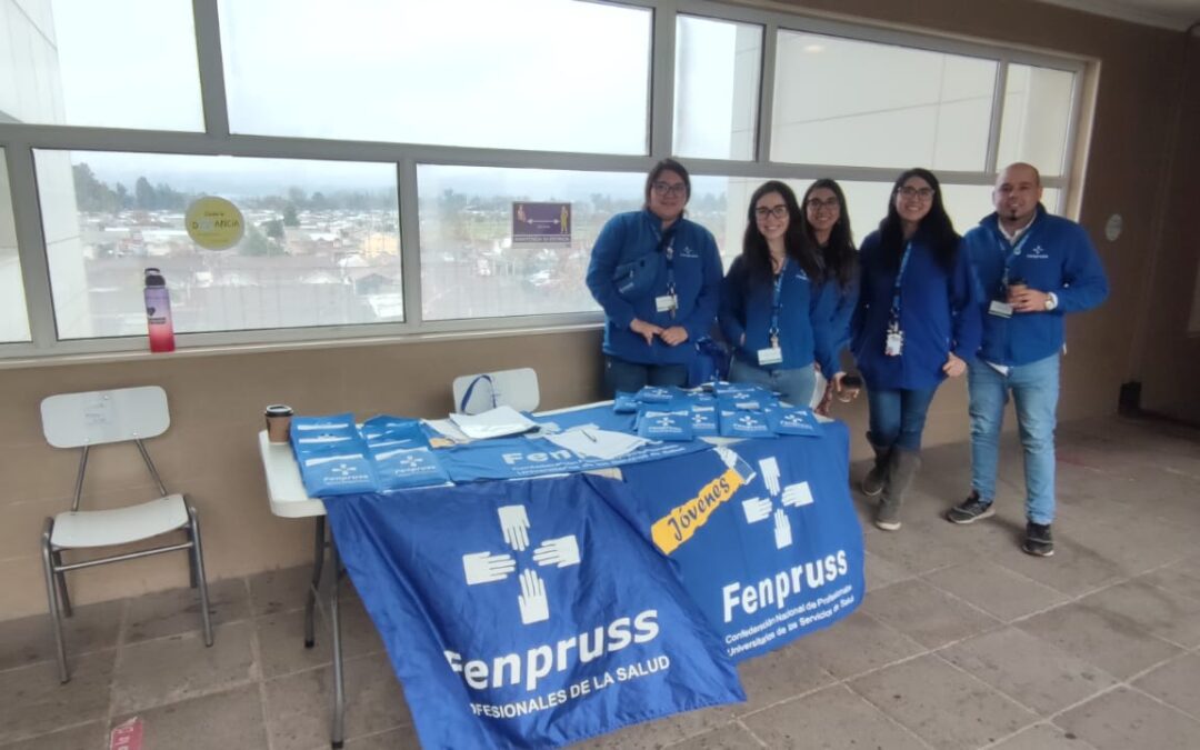 Fortaleciendo nuestra representatividad: Dirigentes y dirigentas de Fenpruss llaman a sindicalizarse en el Hospital Regional Rancagua