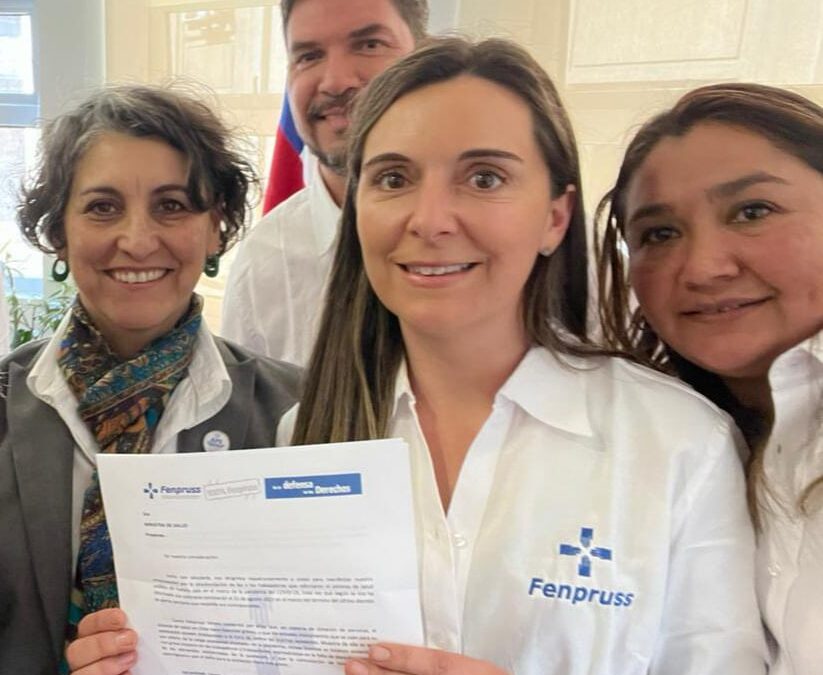 Reivindicando los derechos de nuestros asociados y asociadas: Fenpruss Lota se reúne con la ministra de Salud