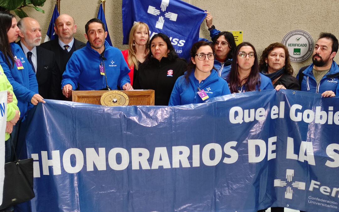 Fenpruss junto a parlamentarios se pronuncian contra los despidos de honorarios COVID