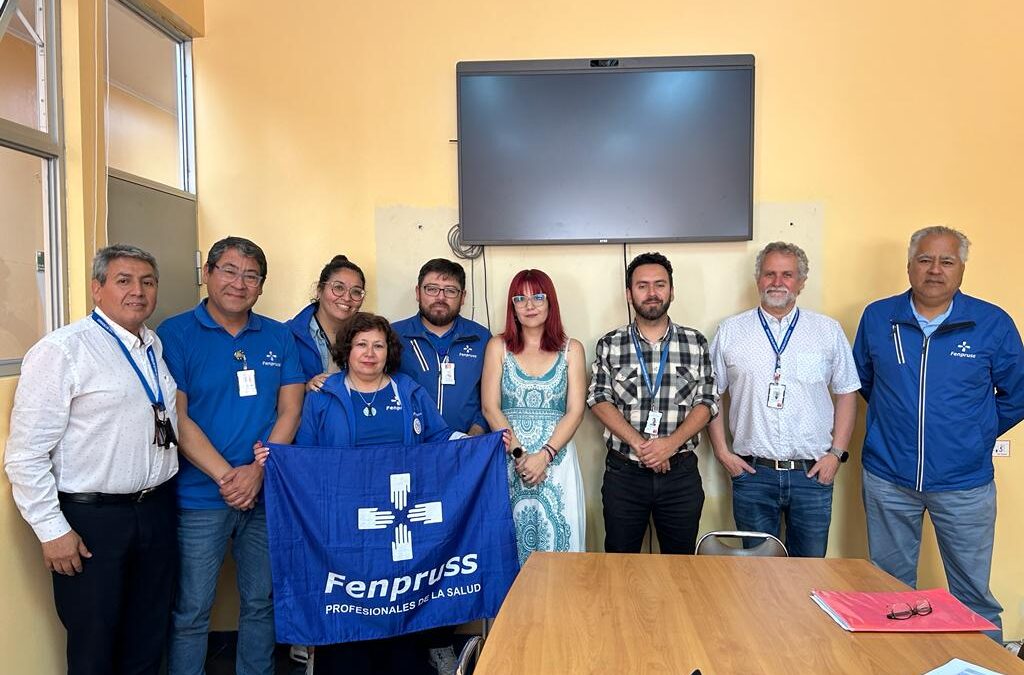 Coordinación Fenpruss SS Antofagasta avanza en el logro de demandas reivindicativas en reunión con el director del Servicio de Salud