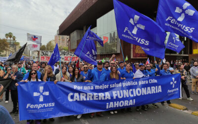 Por todo Chile: Fenpruss se sumó a Paro Nacional Activo exigiendo reformas y carrera funcionaria