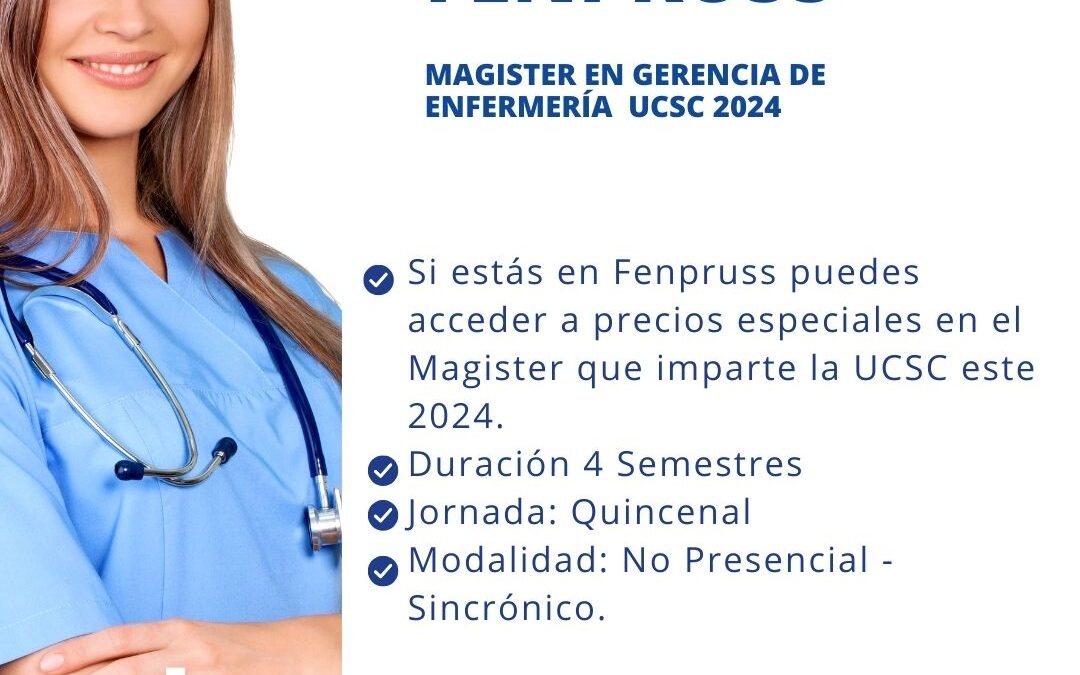 Magister en Gerencia de Enfermería  UCSC 2024