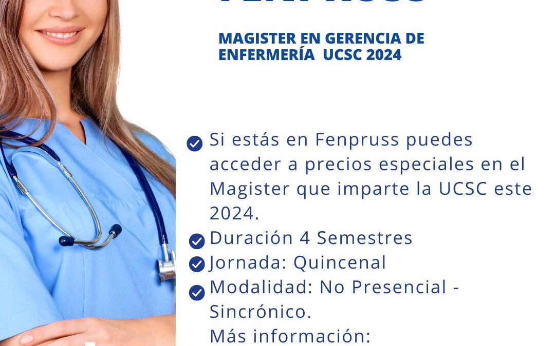 Magister en Gerencia de Enfermería  UCSC 2024