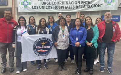 Fenpruss Iquique, junto a gremios, manifesta su preocupación por la crisis presupuestaria de la salud