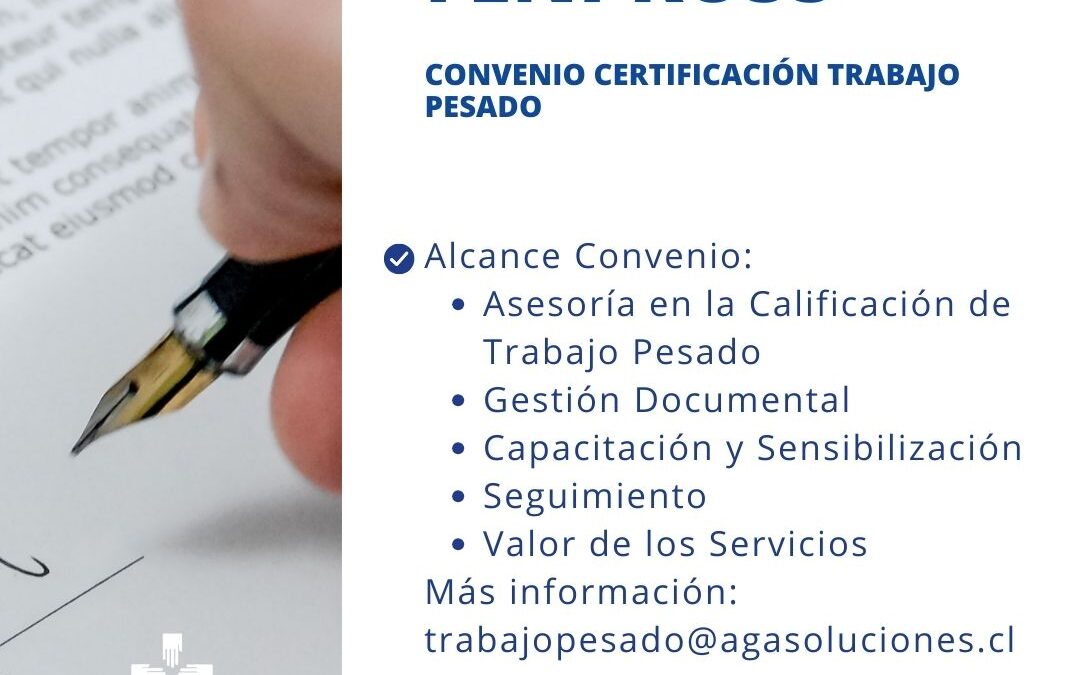 Convenio Certificación Trabajo Pesado