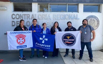 Fenpruss junto a gremios de Salud solicitan a Contraloría Regional de Los Lagos un pronunciamiento por declaraciones del director del Servicio de Salud sobre la imparcialidad de la institución contralora