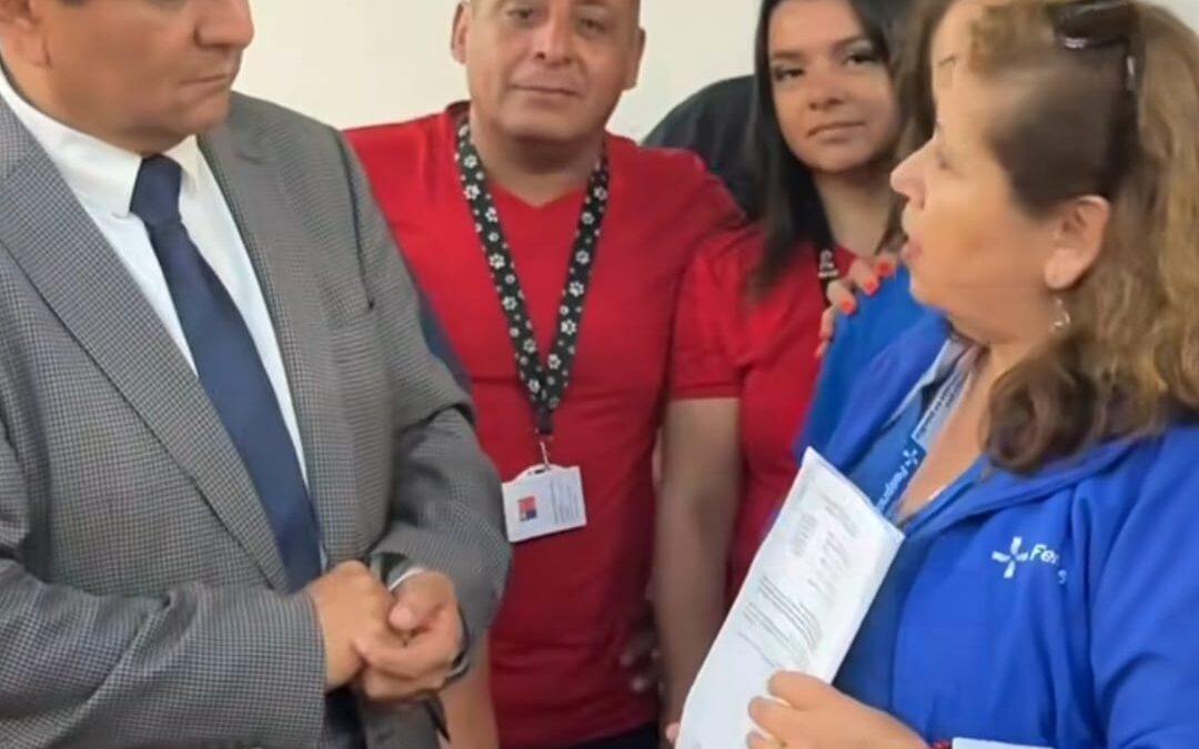 Fenpruss Antofagasta se reúnen con gobernador regional para manifestar malestar por graves problemas de Concesionaria Salud Siglo XXI