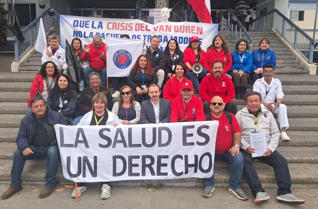 Fenpruss DSS Valparaíso-San Antonio y gremios de la salud exigen cambios estructurales ante una de las crisis más graves de la salud pública en 30 años.
