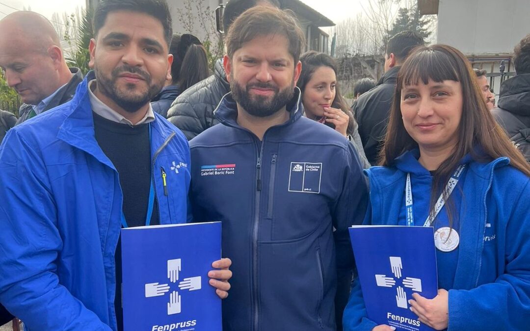 Fenpruss entrega carta de rechazo al Presidente de la República por reforma al Subsidio de Incapacidad Laboral