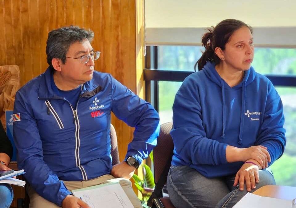 Con la presencia de presidenta nacional, Coordinación Fenpruss Araucanía Sur se reúne con el Director (S) del Servicio de Salud