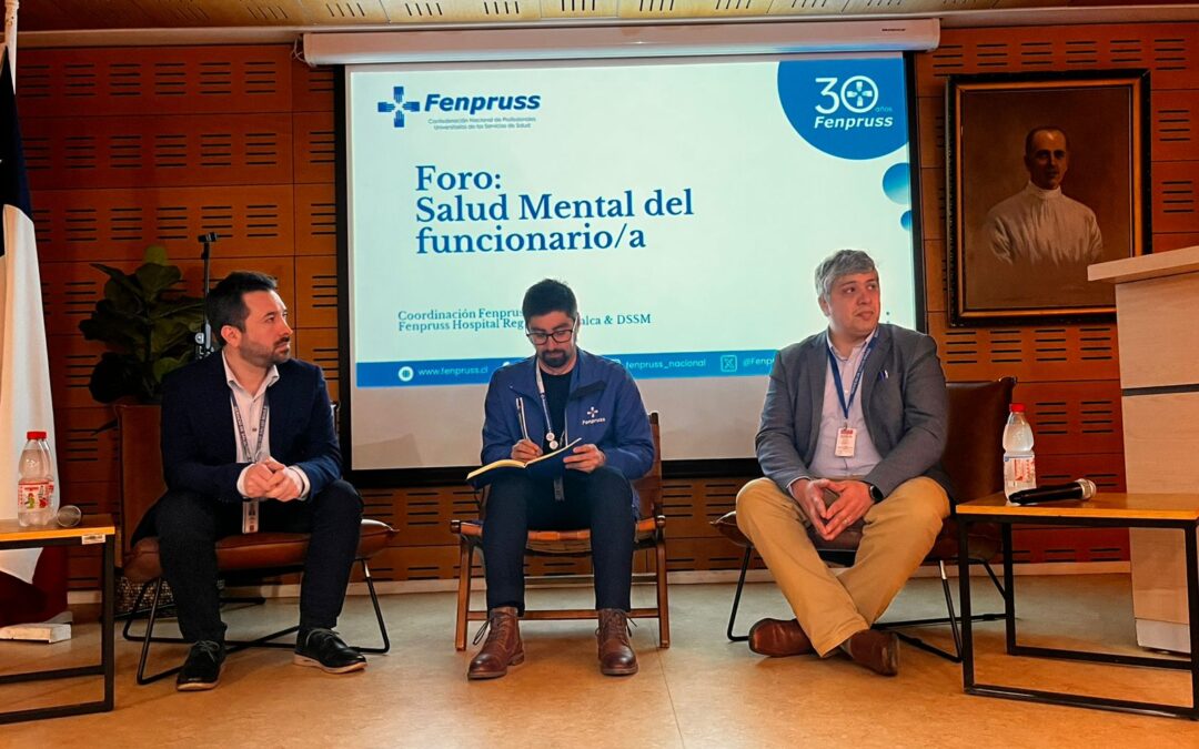 Hospital Regional de Talca fue sede de foro sobre Salud Mental en el Empleo Público