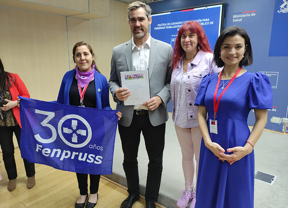 Fenpruss y gremios presentaron propuesta de Política de Cuidados y Conciliación al Minsal