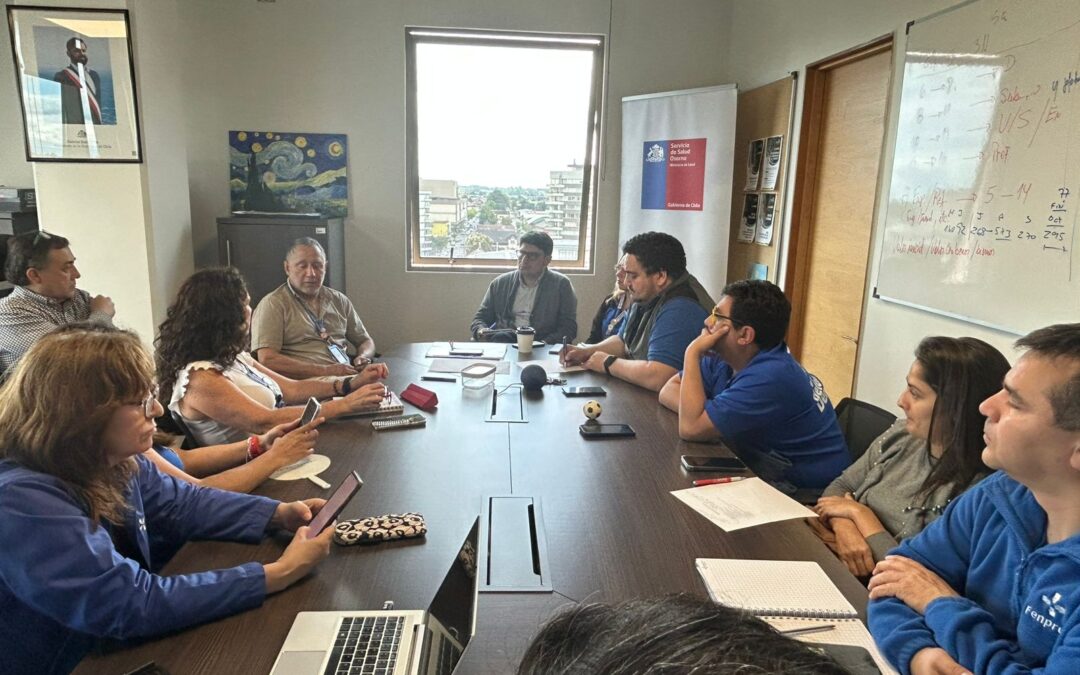 Fenpruss Coordinación Servicio de Salud Osorno se reúne con la Dirección del Servicio para abordar temas clave
