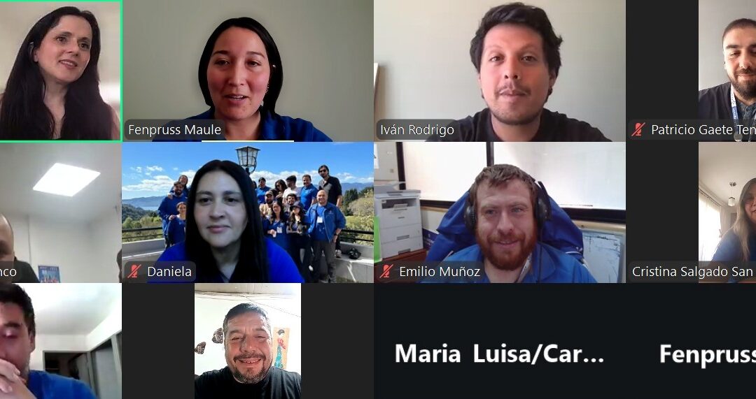 Coordinación SS Maule se reúne con dirigencias de la red y dirigenta nacional Grisel Bustos