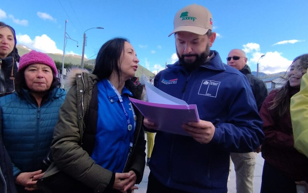 Coordinación Fenpruss SS Magallanes entrega carta al Presidente de la República en Cabo de Hornos