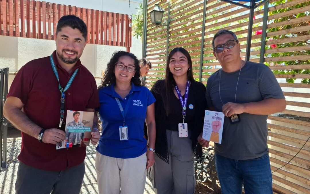 Fenpruss Base Iquique conmemora el 25N en el Hospital Regional
