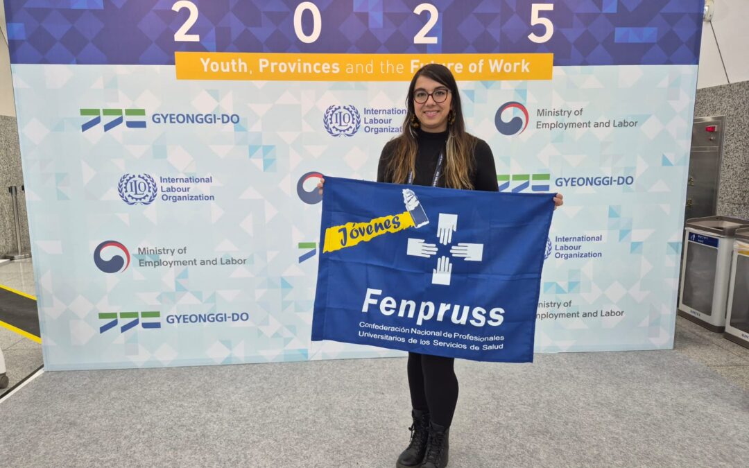 Fenpruss representó a las y los trabajadores jóvenes de Chile en Encuentro Mundial de la OIT