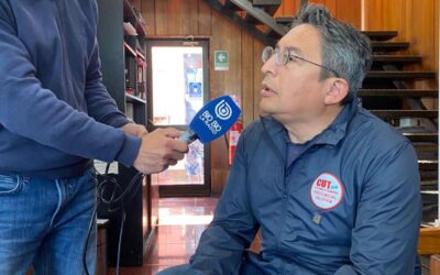  CUT y trabajadores del sector público de la Región de Los Ríos se movilizan en defensa de las y los funcionarios públicos