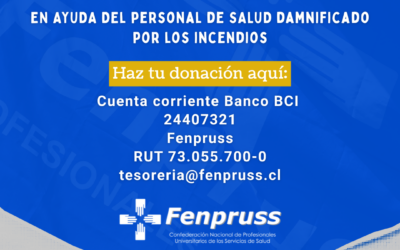 Campaña solidaria: Ayudemos a nuestros compañeros y compañeras afectadas por los incendios