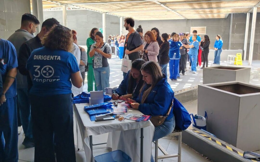 Fenpruss impulsa jornada de sindicalización en el Hospital Gustavo Fricke de Viña del Mar
