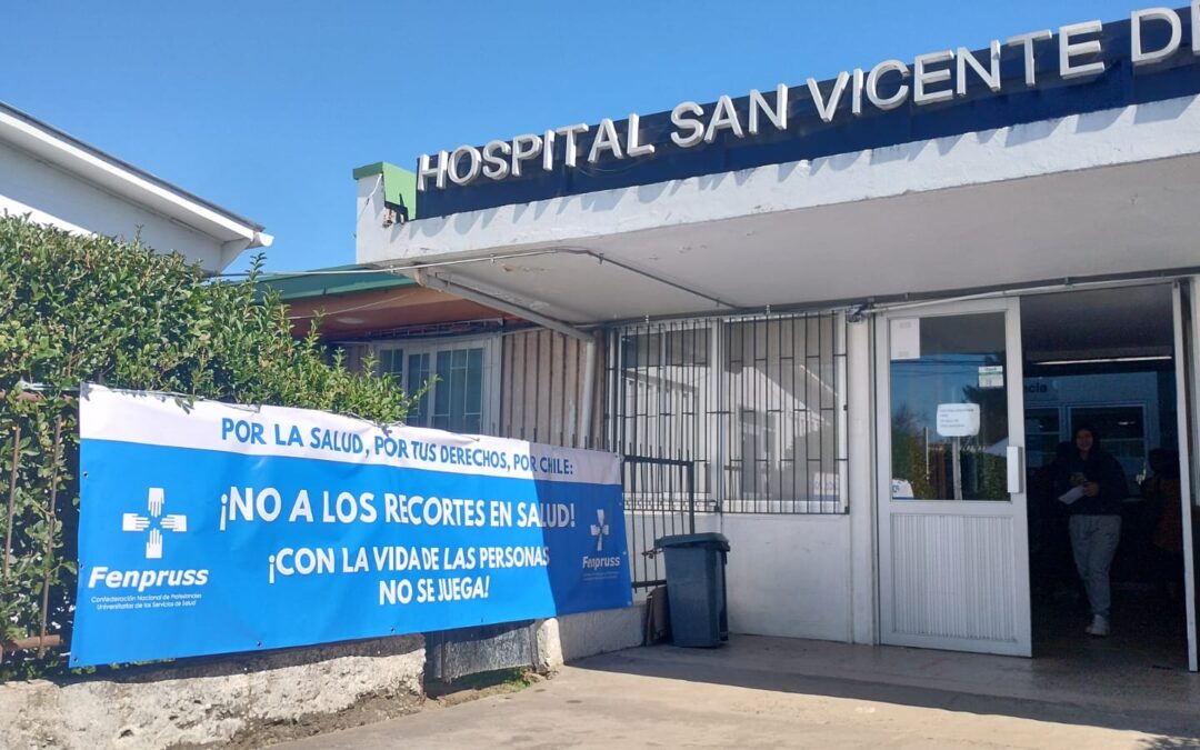 Fenpruss Hospital Arauco y Fenpruss Hospital Curanilahue levantan la defensa de la salud frente al recorte presupuestario del gobierno de Kast